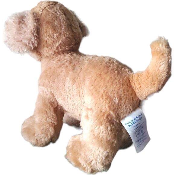 BUILD-A-BEAR 11” PUPPY DOG Brown Stuffed Plush Standing With Tongue Out 👅  2017 - Picture 3 of 6